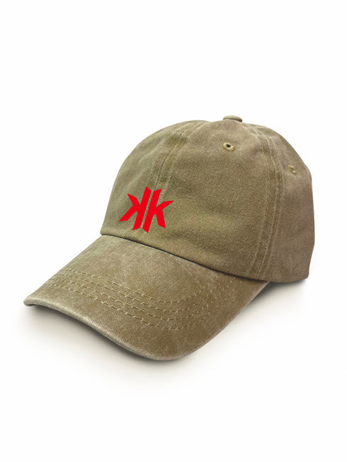 Cap PiNNED BY K Neon Red Velvet
